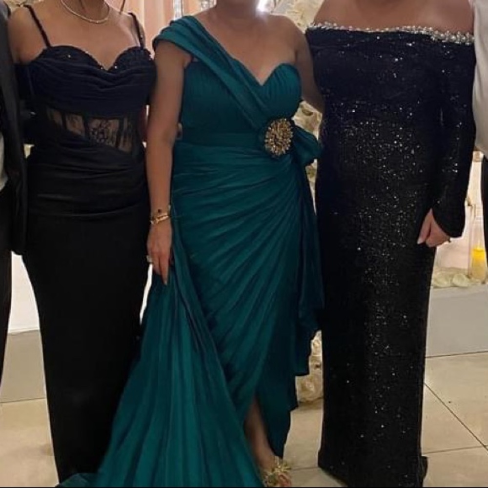 Fouad sarkis emerald green dress